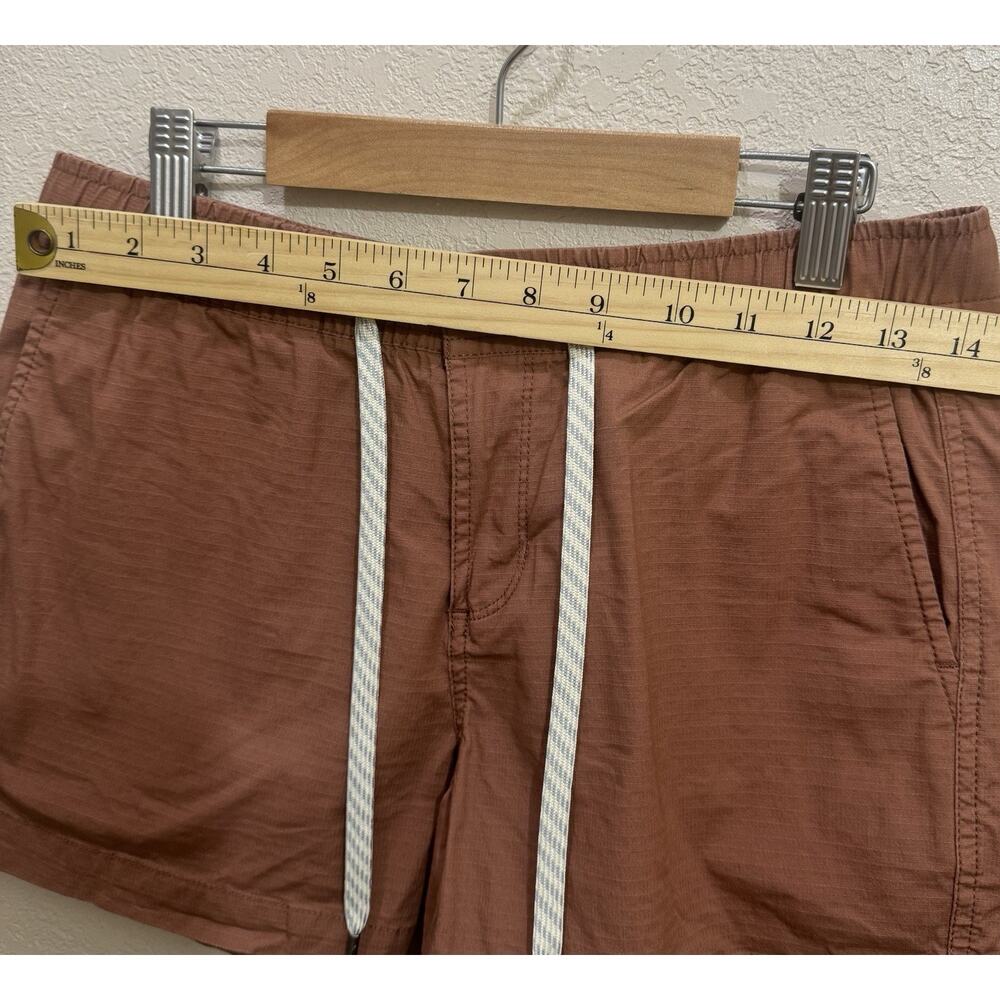 Vuori Women's Rust Brown Drawstring Shorts - Picture 5 of 5